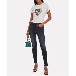 MOTHER | High Waisted Looker Kiss In The Dark Wash Size 25